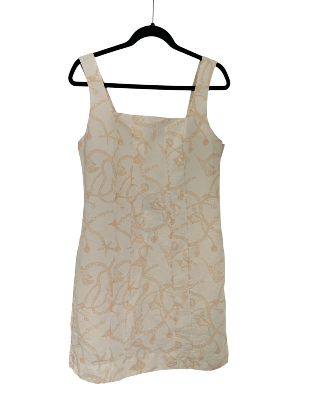 Vineyard Vines Coastal Nautical Print Linen Dress (8)